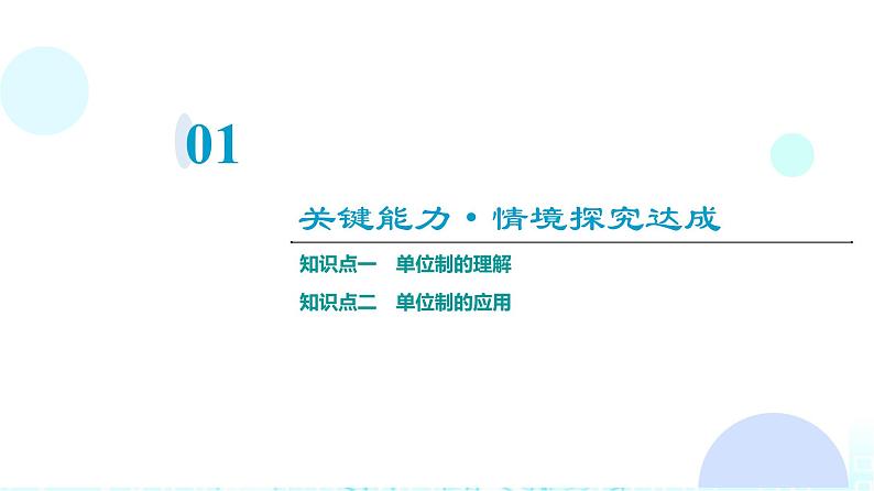 人教版高中物理必修第一册第4章第4节力学单位制课件03