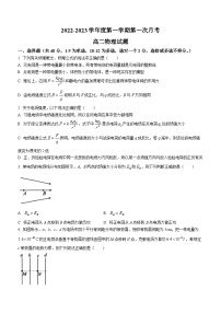 陕西省商洛市洛南中学2022-2023学年高二上学期10月月考物理试题