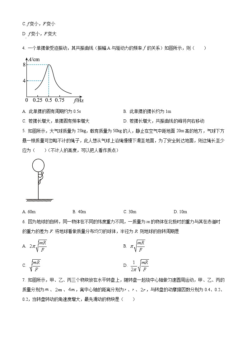 2024新疆喀什二中高三上学期期中测试物理含解析02