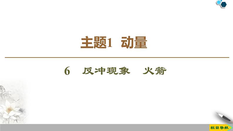 高中物理选修第一册《6 反冲现象 火箭》PPT课件4-统编人教版01