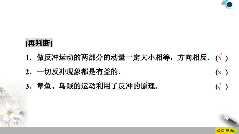 高中物理选修第一册《6 反冲现象 火箭》PPT课件4-统编人教版06