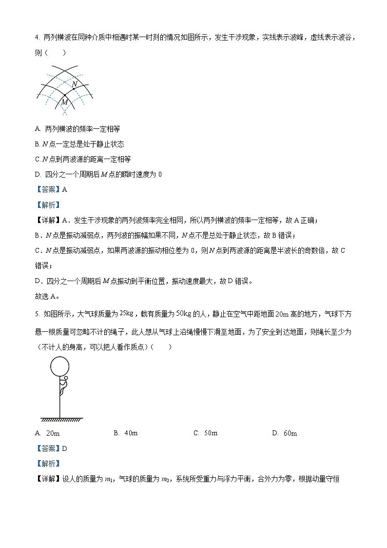 湖北省A9高中联盟2023-2024学年高二上学期期中联考物理试题（Word版附解析）03
