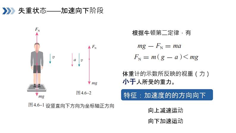 人教版 高中物理必修第一册第四章第6节《超重和失重》课件07