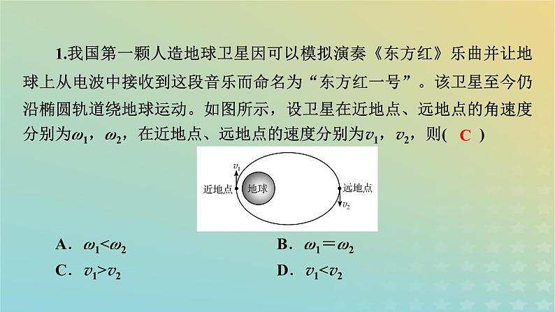 新教材适用2024版高考物理二轮总复习第2部分考前应试策略指导3考前必明的6大情境热点热点情境2航天技术类课件第3页