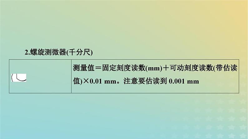 新教材适用2024版高考物理二轮总复习第3部分考前必备知识2考前必晓8个实验基础要点课件05