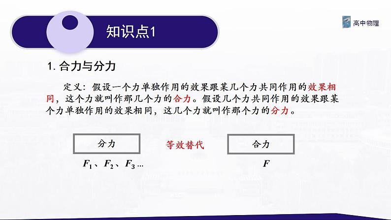 3.4 力的合成与分解（一） 课件—高中物理人教版（2019）同步教学第5页