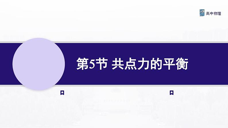 3.5 共点力的平衡 （二） 课件—高中物理人教版（2019）同步教学第1页