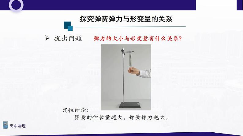 3.7实验1 探究弹簧弹力与形变量的关系 课件—高中物理人教版（2019）同步教学第3页