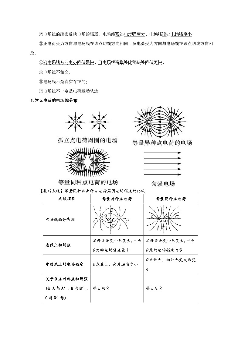 【学考真题】备战2024年浙江省学业水平考试 专题08 静电场知识梳理 讲义第3页