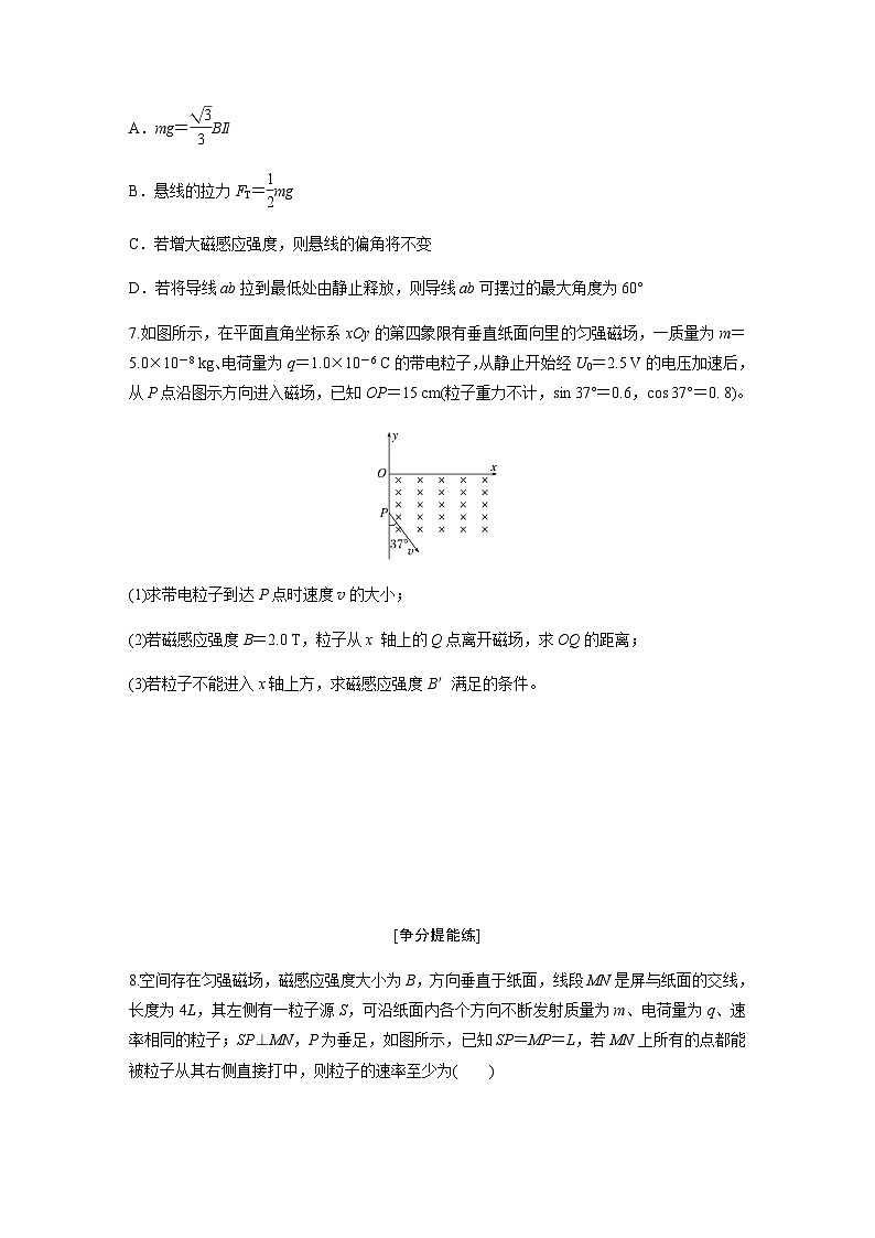 第10练　磁场（含解析）--2024年高考物理大二轮复习第3页