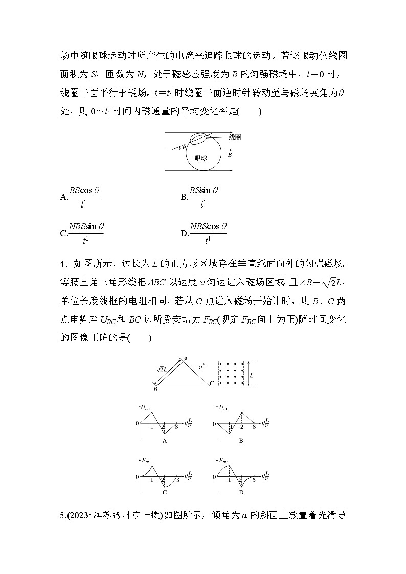 第12练　电磁感应（含解析）--2024年高考物理大二轮复习第2页