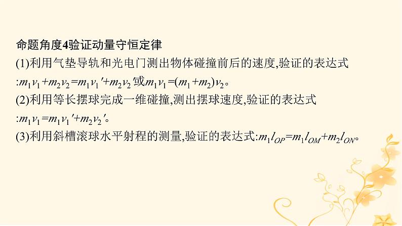 适用于新高考新教材2024版高考物理二轮复习第一编核心专题突破专题7物理实验第一讲力学实验课件08