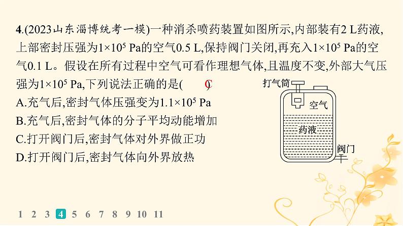 适用于新高考新教材2024版高考物理二轮复习专题分层突破练14热学课件第6页