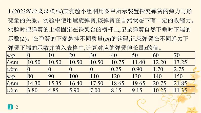 适用于新高考新教材2024版高考物理二轮复习题型专项练实验题专项练二课件02