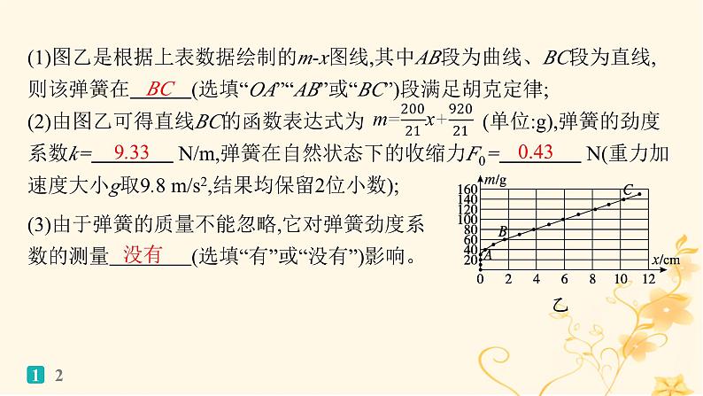 适用于新高考新教材2024版高考物理二轮复习题型专项练实验题专项练二课件03