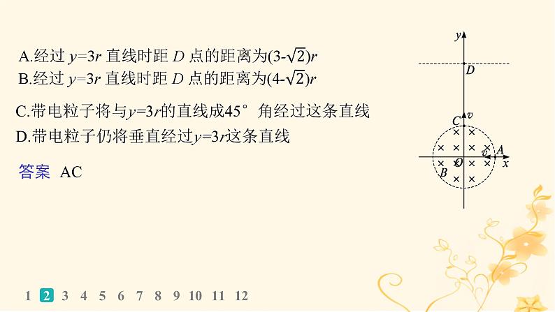 适用于新高考新教材2024版高考物理二轮复习专题分层突破练8磁场带电粒子在磁场中的运动课件第5页