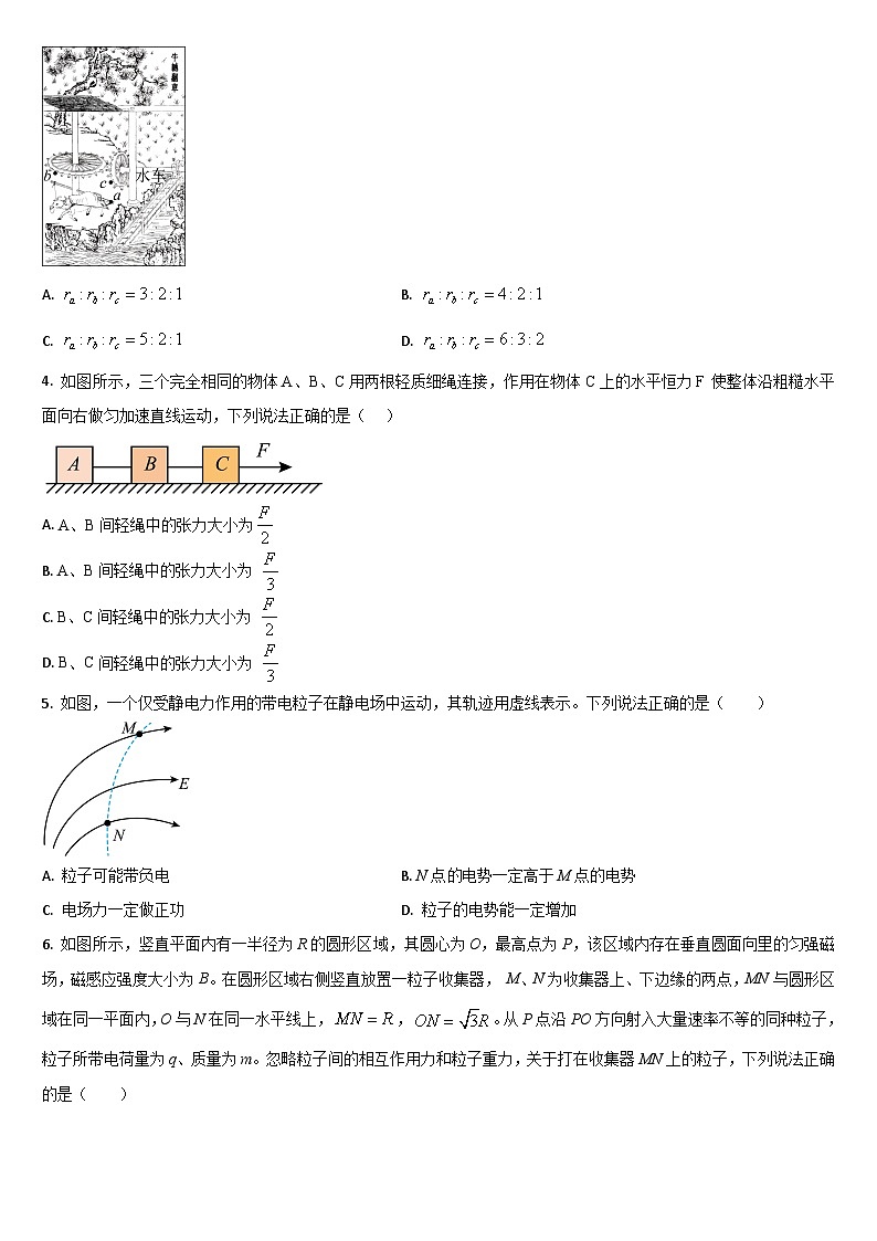 2023-2024学年吉林省通化市梅河口市名校高三上学期12月月考 物理试题（含答案）第2页