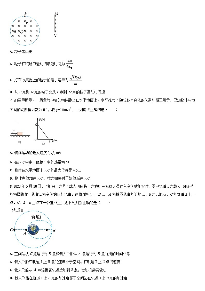 2023-2024学年吉林省通化市梅河口市名校高三上学期12月月考 物理试题（含答案）第3页