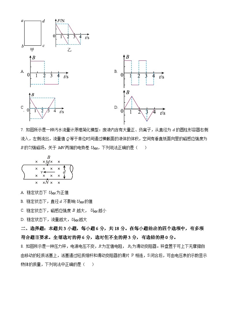 2024张家口张垣联盟高二上学期12月阶段测试物理含解析第3页
