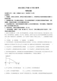 广东省江门市2023-2024学年高三上学期11月大联考物理试卷（含答案）