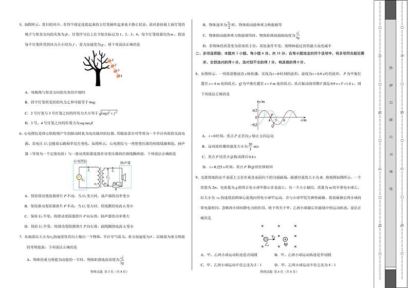 河北部分学校2024届高三上学期12月大联考考后强化卷物理试题（原卷版+解析版）02