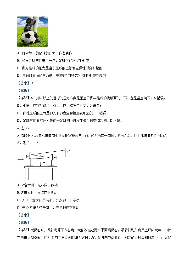 2023-2024学年广东省广州市真光中学高一上学期期中物理试题（解析版）第3页