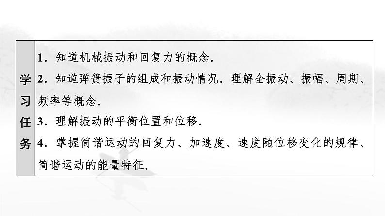 粤教版高中物理选择性必修第一册第2章第1节简谐运动课件第2页