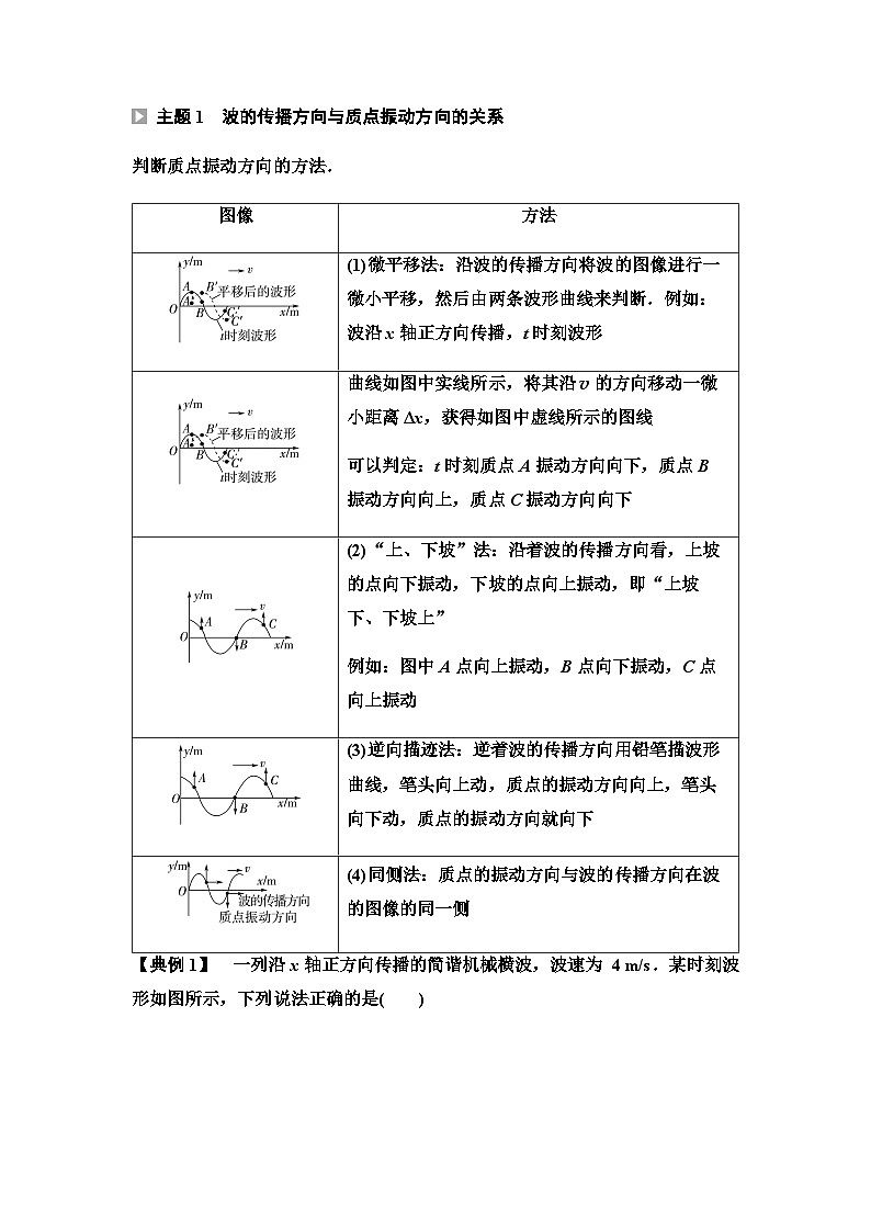 粤教版高中物理选择性必修第一册第3章章末综合提升学案01