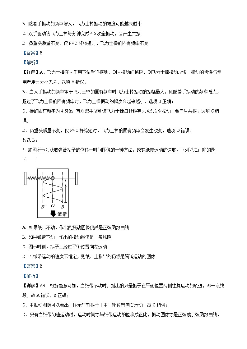 四川省兴文第二中学2023-2024学年高二上学期11月期中考试物理试题（Word版附解析）02