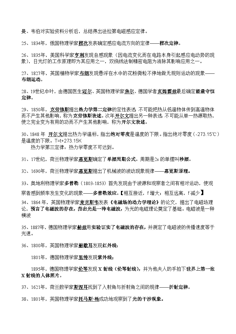 17.5物理学史（解析版）--2024高考一轮复习100考点100讲—高中物理第3页
