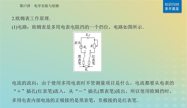 2024届高考物理二轮专题复习与测试第一部分专题六实验技能与创新第17讲电学实验与创新课件第4页