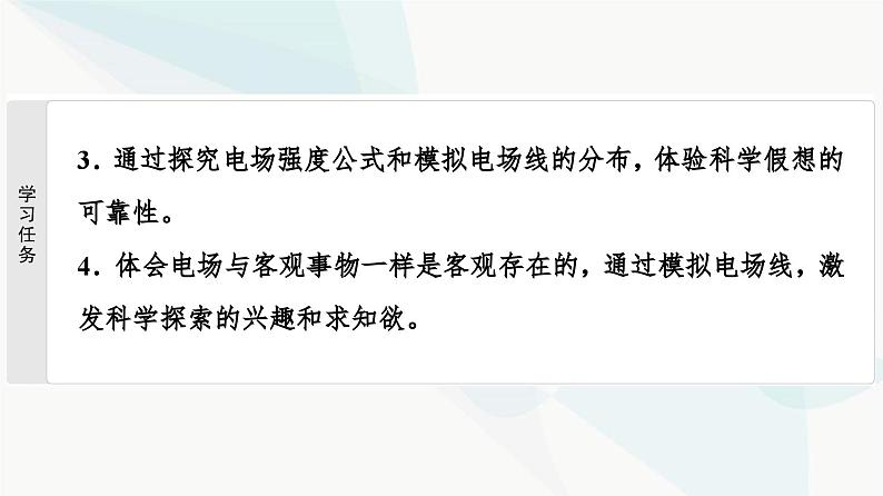 教科版高中物理必修第三册第1章3静电场电场强度和电场线课件03