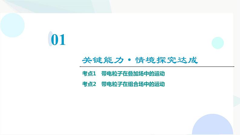 教科版高中物理选择性必修第二册第1章素养培优课2带电粒子在复合场中的运动课件03