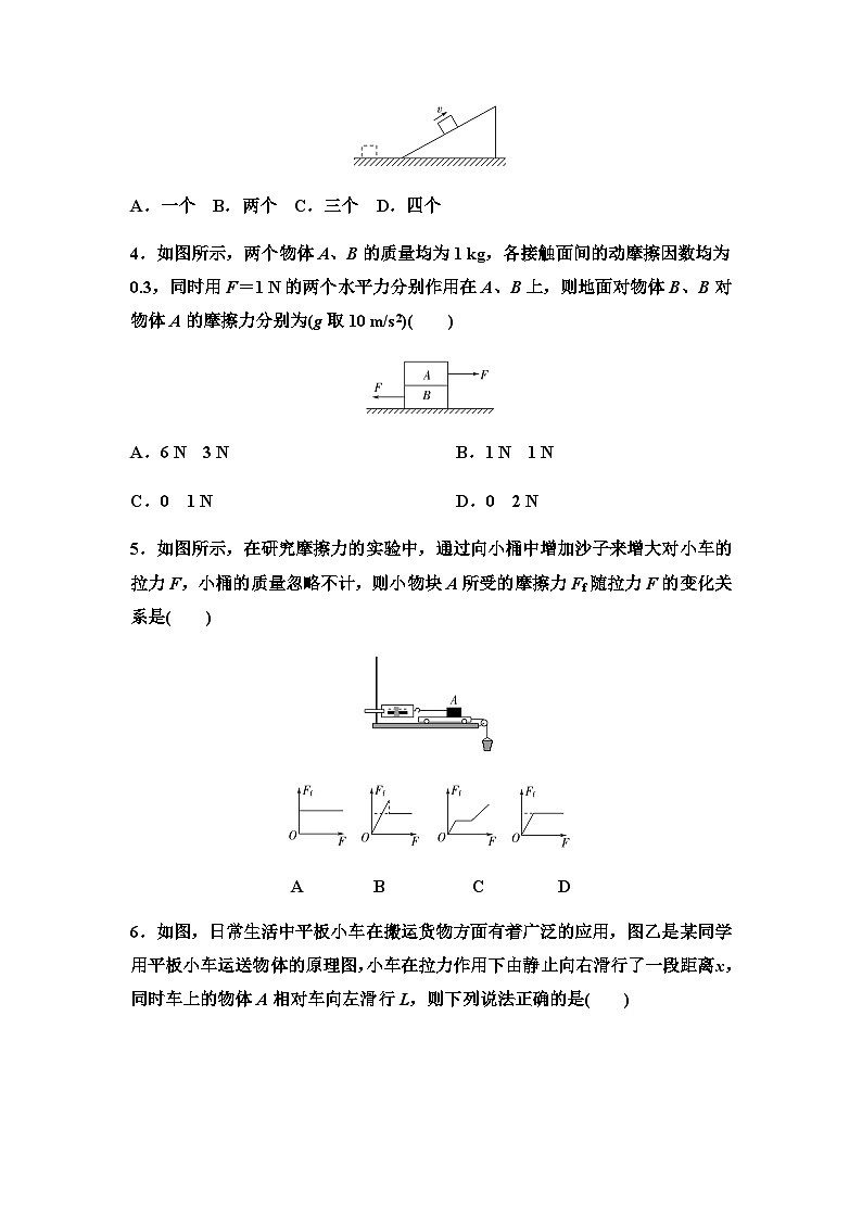 粤教版高中物理必修第一册素养培优练2物体受力分析含答案第2页