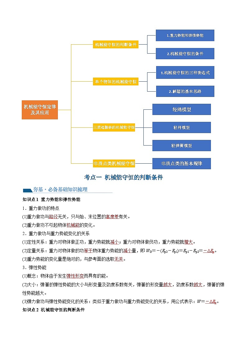 第27讲 机械能守恒定律及其应用（讲义）（解析版）—高中物理第3页