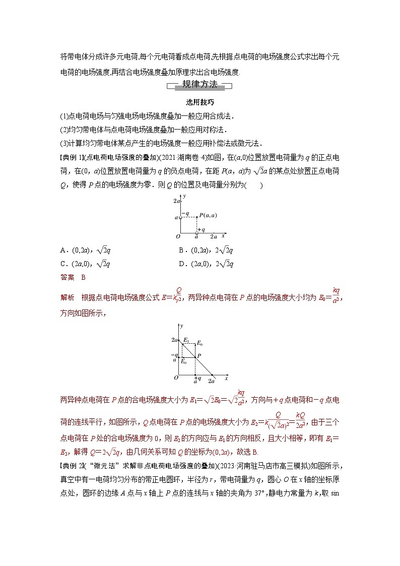 考点03  电场强度的叠加（解析版）—高中物理第2页