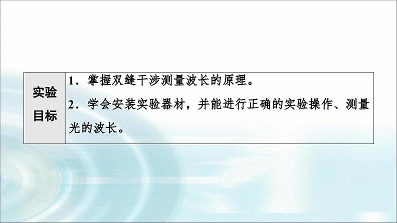 人教版江苏专用高中物理选择性必修第一册第4章4实验用双缝干涉测量光的波长课件02