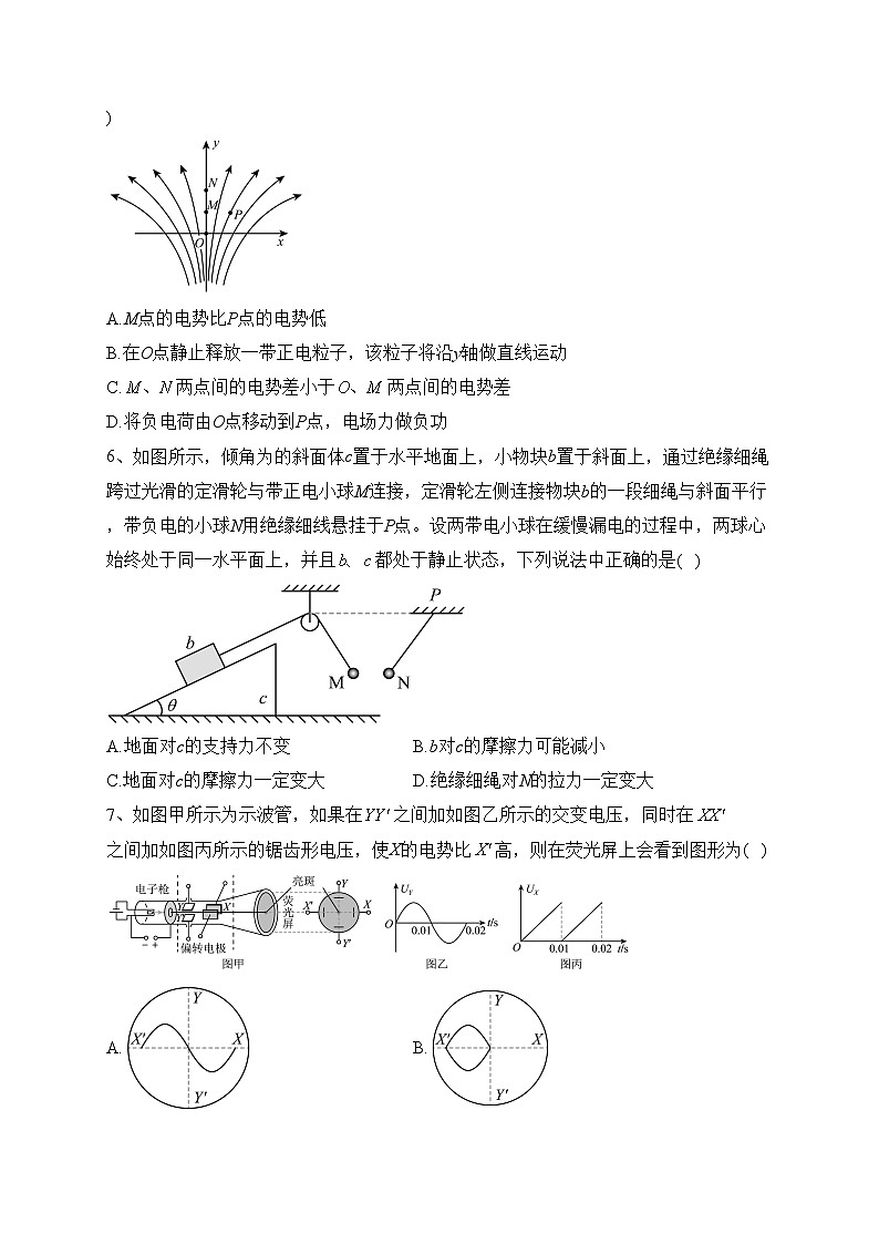 湖北省部分省级示范高中2023-2024学年高二上学期期中联考物理试卷(含答案)03