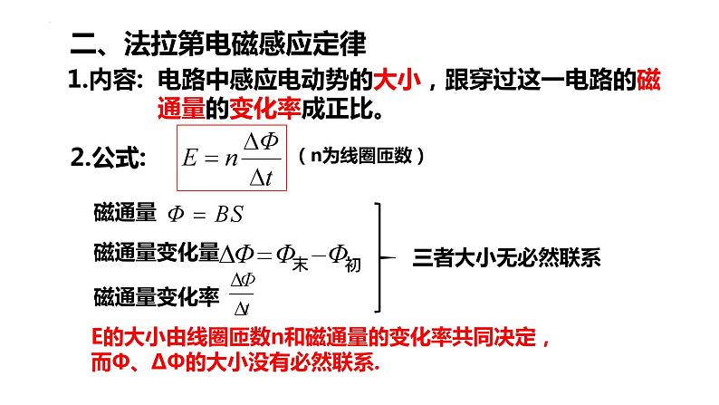 2.2法拉第电磁感应定律课件高二下学期物理人教版（2019）选择性必修第二册+05