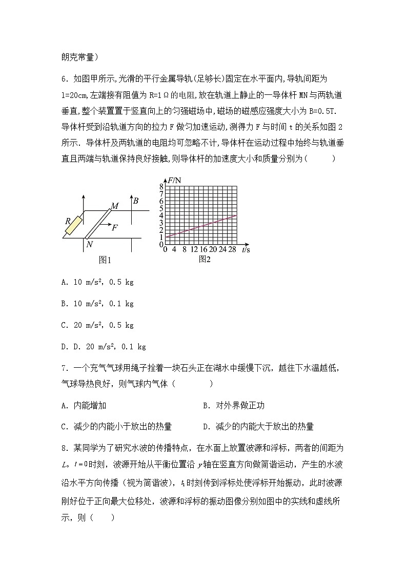 2024届新疆乌鲁木齐市第十二中学高三上学期12月月考试题 物理 解析版03