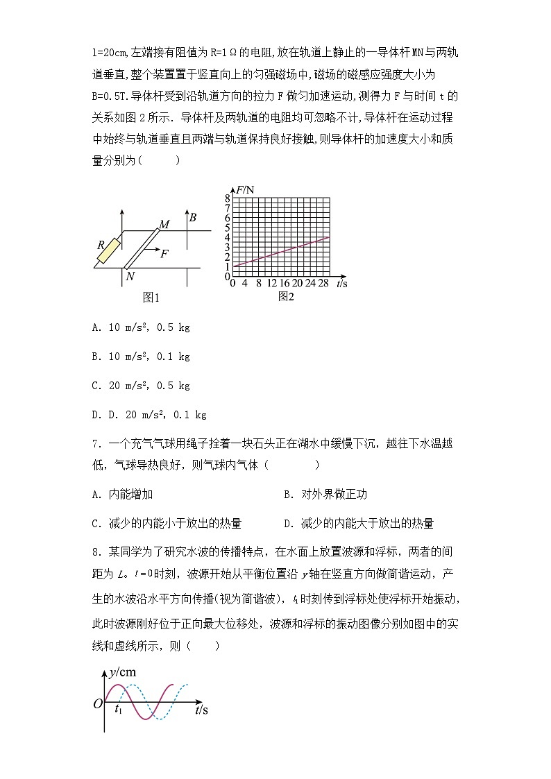 2024乌鲁木齐十二中高三上学期12月月考试题物理含解析03