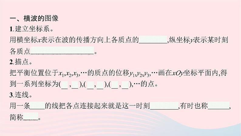 新教材适用2023_2024学年高中物理第三章机械波3.波的图像课件教科版选择性必修第一册05