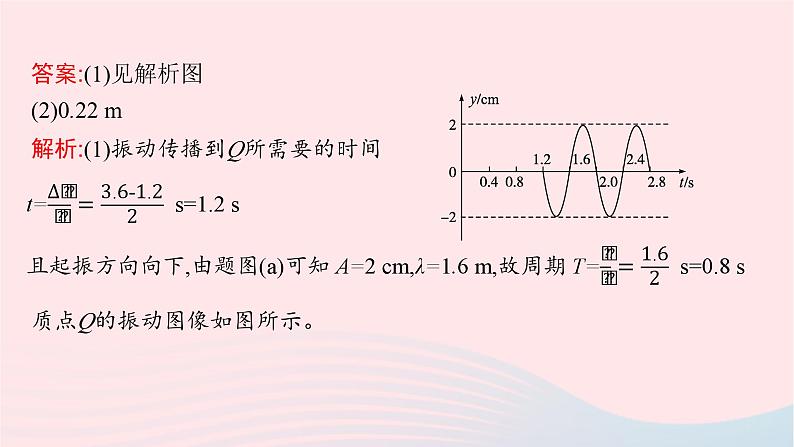 新教材适用2023_2024学年高中物理第三章机械波本章整合课件教科版选择性必修第一册第8页