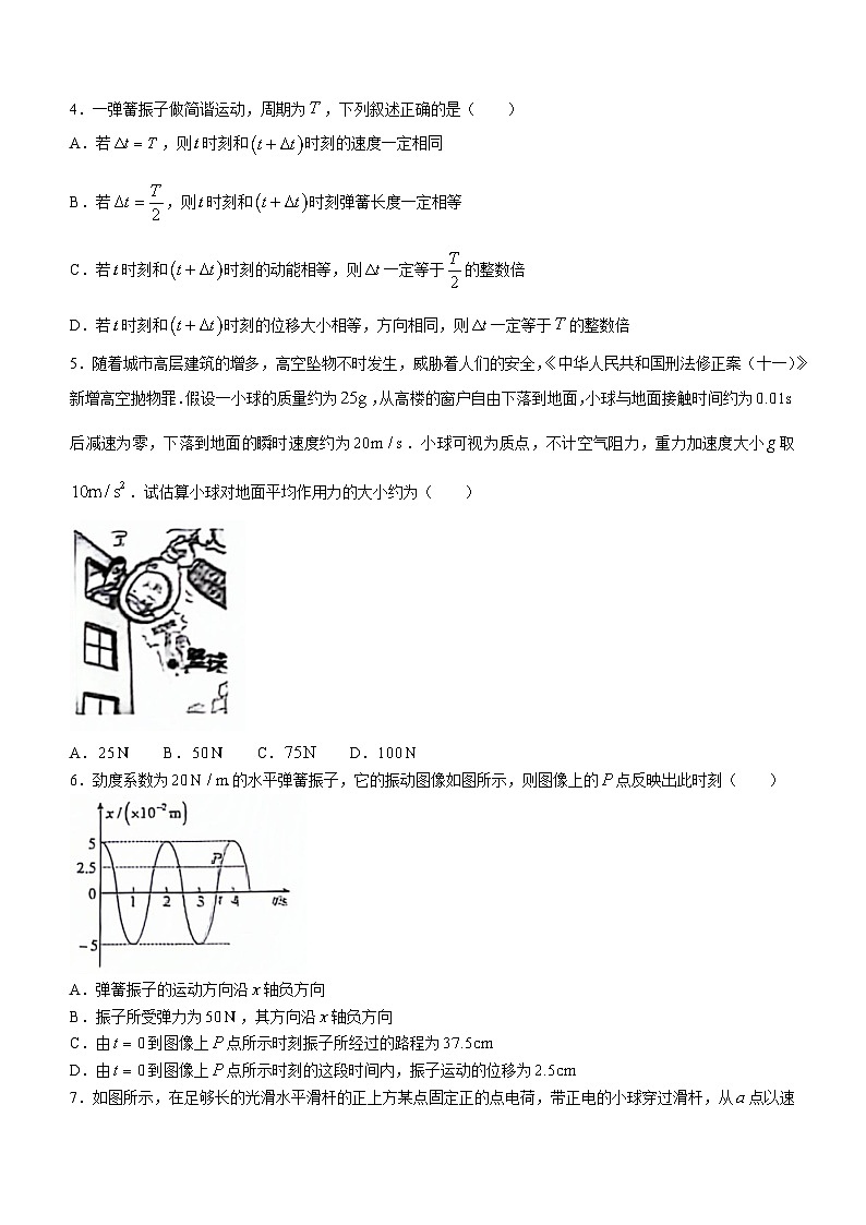 2024榆林五校联考高二上学期12月月考试题物理含解析02