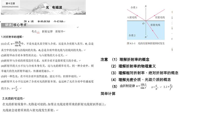 光、电磁波高三一轮复习课件第1页