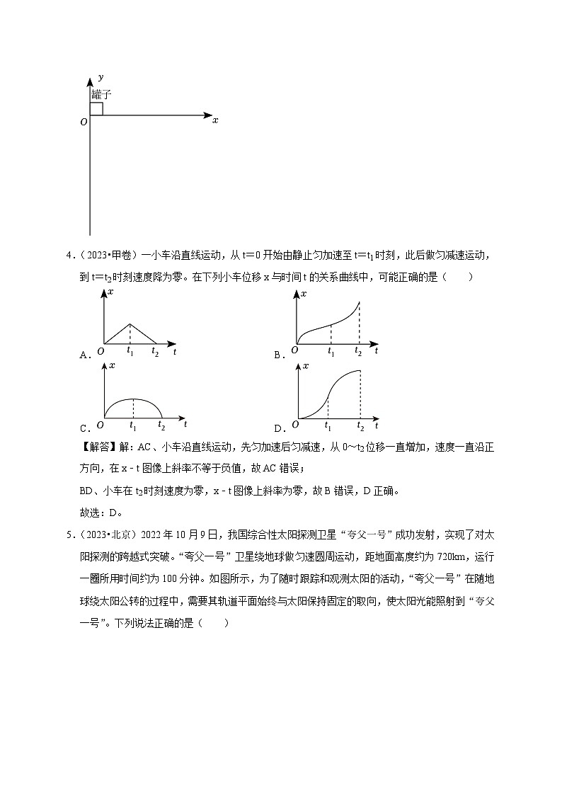 浙江省冲刺2024年高考物理真题重组卷02 （解析版）03