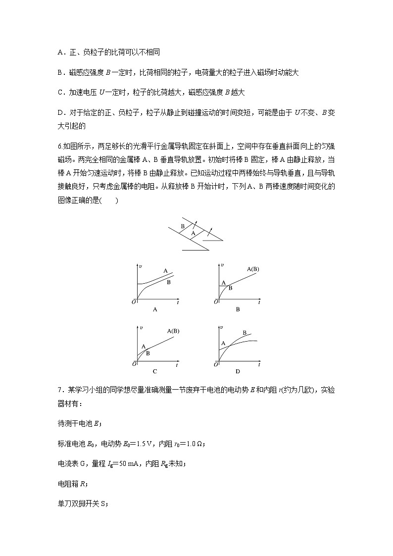 小综合练(四)（含解析）—2024年高考物理三轮冲刺考前热身练03