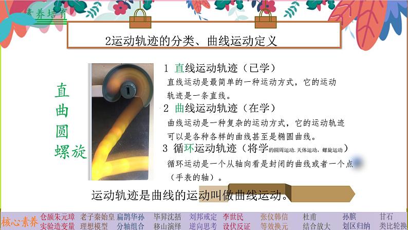人教版（2019）高一下学期-物理必修第二册 5.1曲线运动-课件08