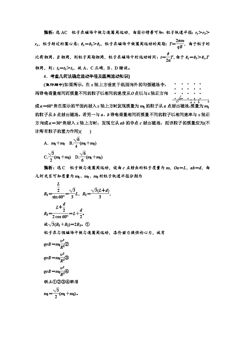 高三物理二轮复习（通用版）对应练习——磁场的基本性质 word版含解析第2页
