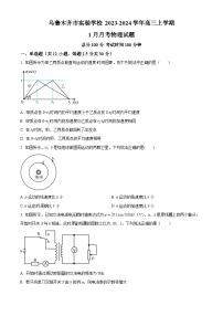 新疆维吾尔自治区乌鲁木齐市实验学校2024届高三上学期1月月考物理